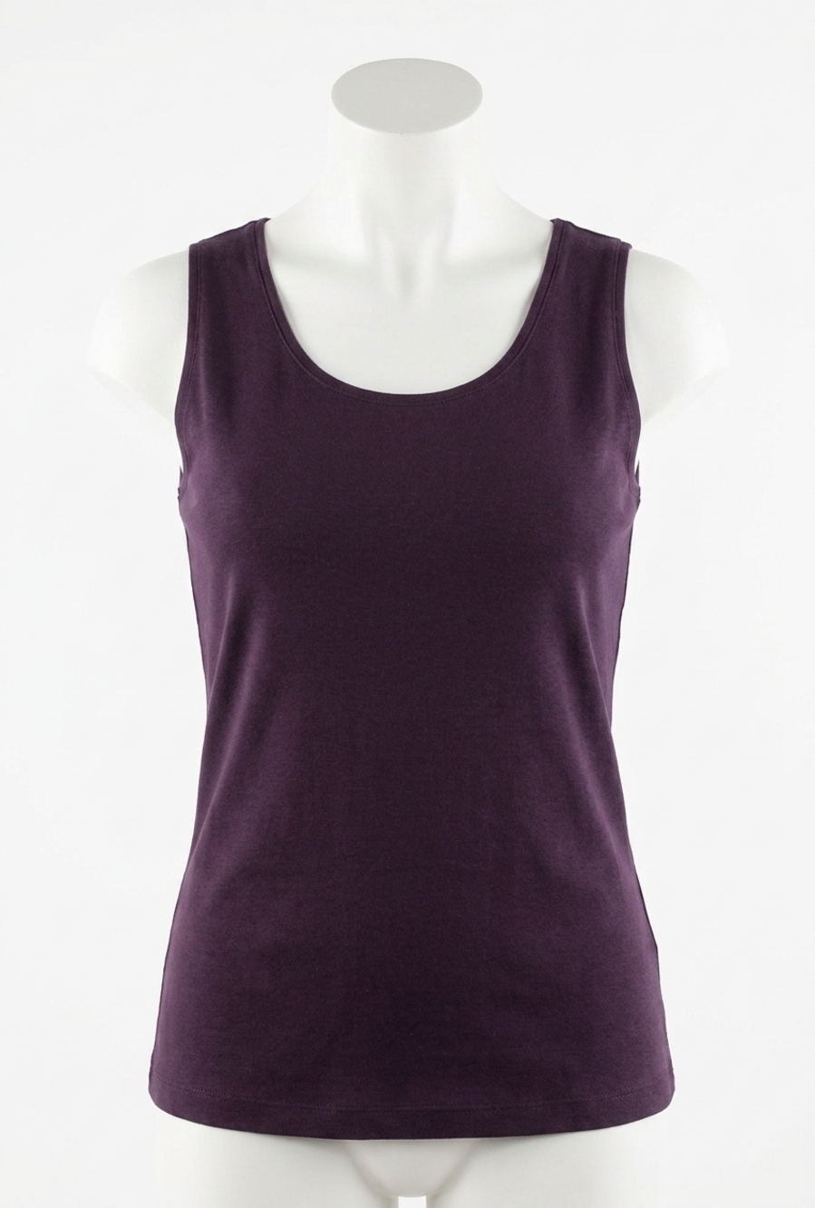 NEW ANGEL bra-friendly tank top in plum